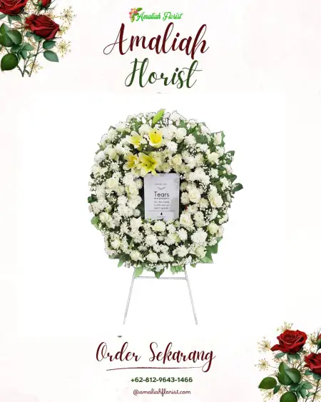 Krans Bunga Duka Kadolo Katapi